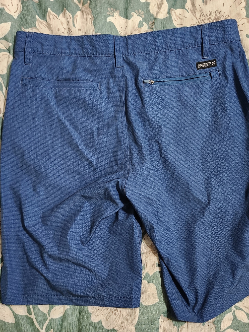 Hurley Men's Blue Performance Chino-Style Shorts